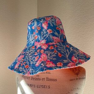 Lily Pulitzer Multi-Colored Reversible Bucket Hat